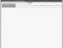 Tablet Screenshot of nationalresources.com.au